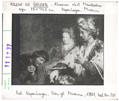 Vorschaubild Aert de Gelder: Ahasver ehrt Mardochai. Kopenhagen, Museum 